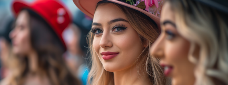 Ladies Day at Ayr Races.