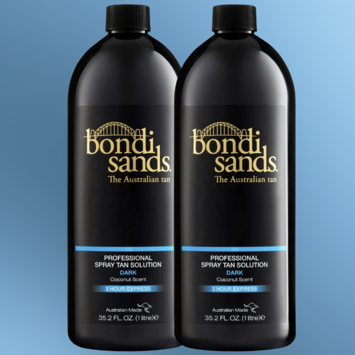Bondi Sands professional spray tan solution used by BeautyRokz