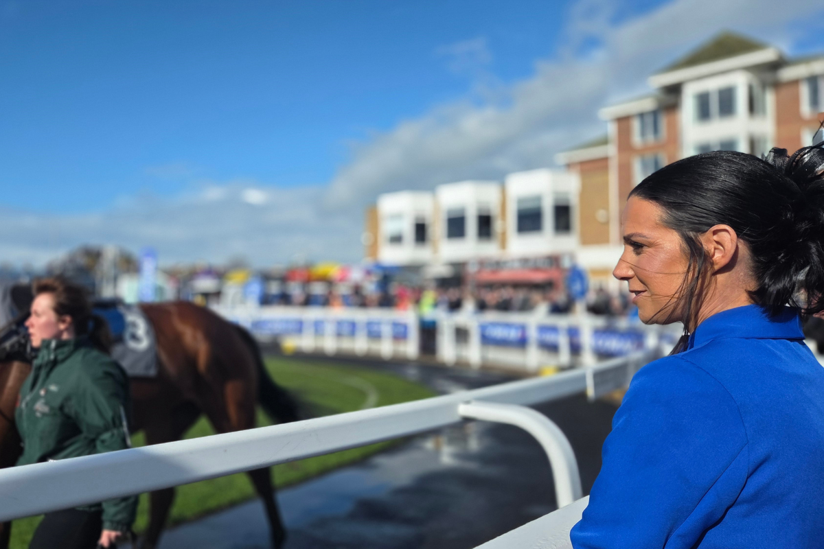 Angela from BeautyRokz at Ayr Races