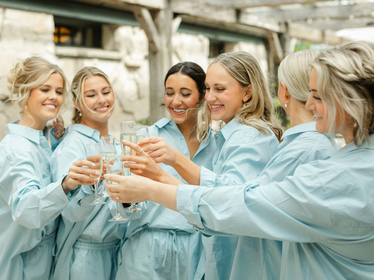 Bridal party getting ready together with a natural glow, Ayrshire | BeautyRokz